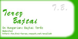 terez bajtai business card